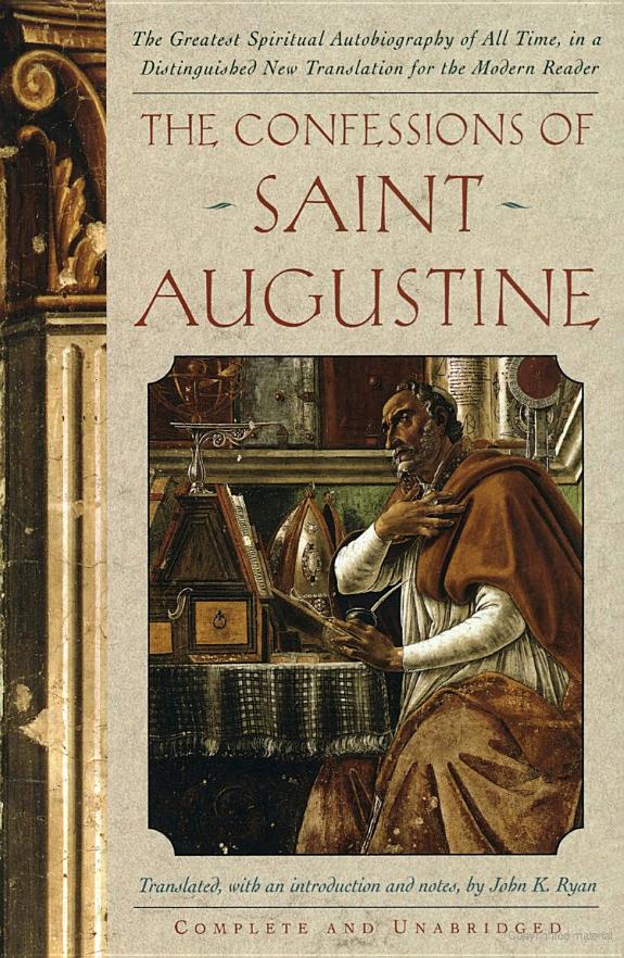 summary of the confessions of saint augustine