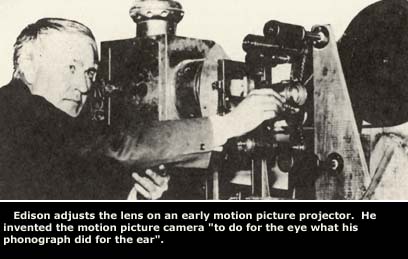 Edison and Motion Picture Projector